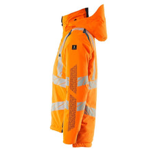 Winterjas CLIMASCOT®, lichtgewicht winterjas, signalisatie oranje/donker petroleum