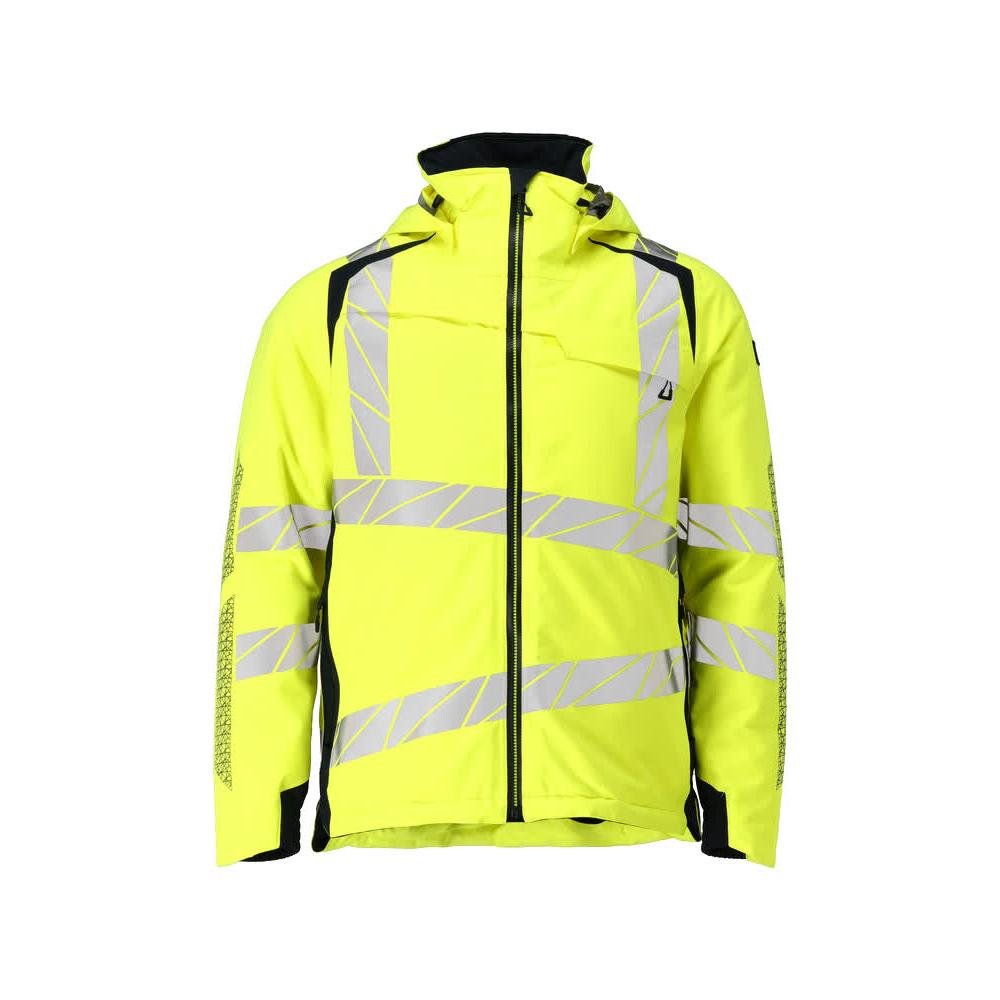 Veste d'hiver CLIMASCOT®, veste d'hiver légère, jaune haute visibilité/noir-bleu