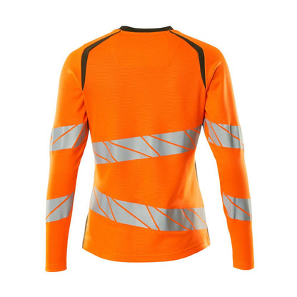 T-shirt, lange mouw, damesfit t-shirt