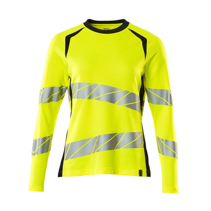 T-shirt, lange mouw, damesfit t-shirt