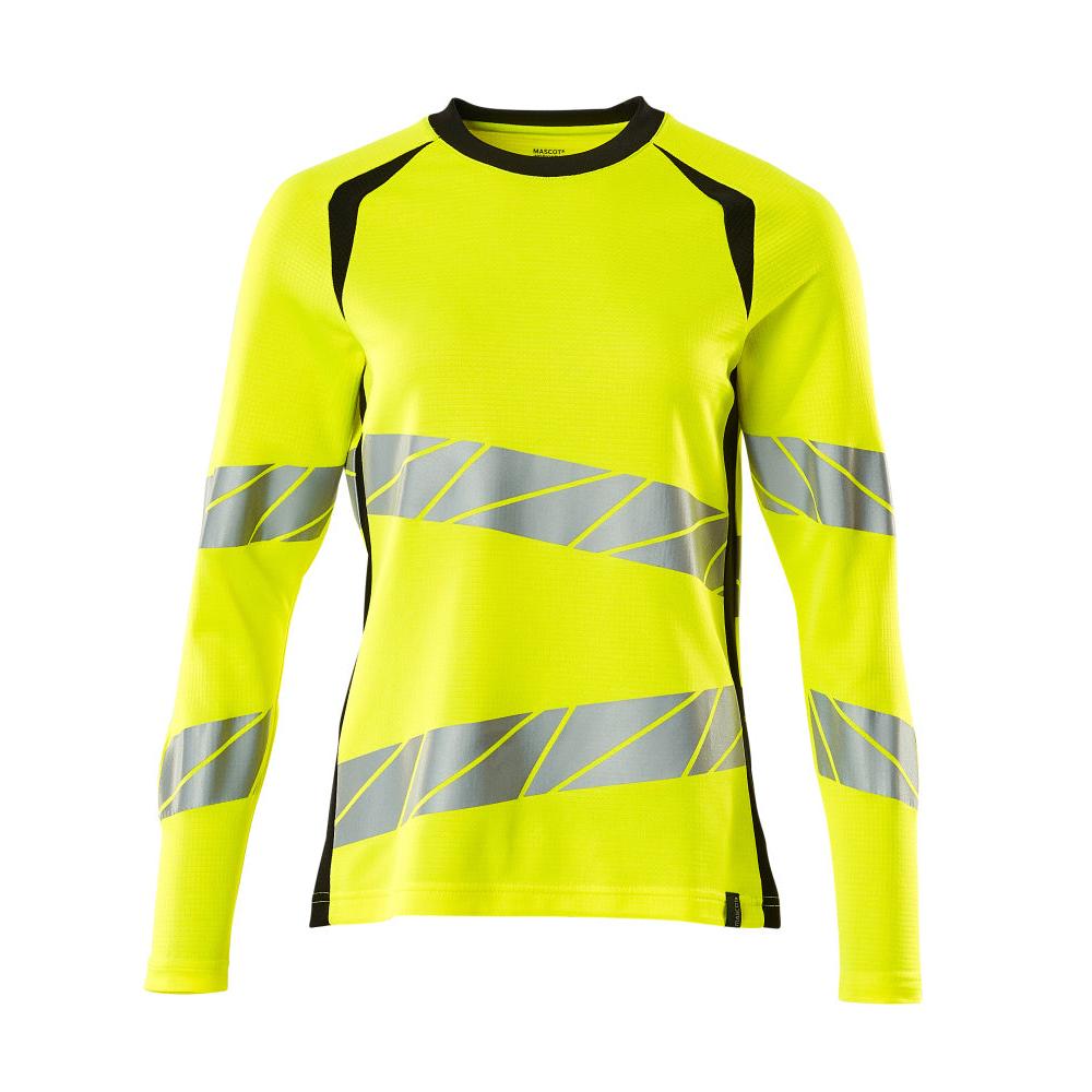 T-shirt, lange mouw, damesfit t-shirt
