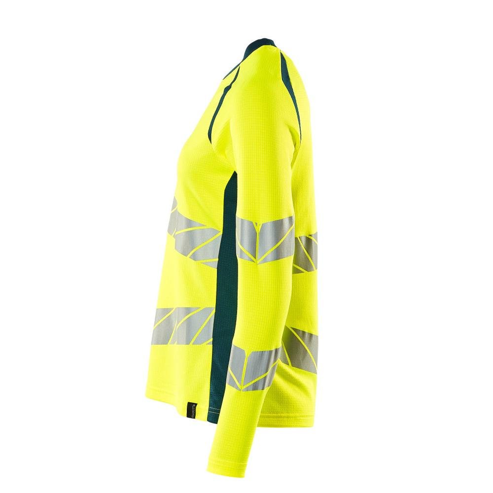T-shirt, lange mouw, damesfit t-shirt