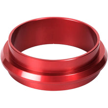 Die Kassette DF5 ø 85 mm Rot von Duni GmbH ist ein roter Metallring mit glatten Oberflächen, perfekt für die sichere Dokumentenaufbewahrung oder den Einsatz im Kassette 85 mm System. Geliefert als Einzelstück (Packung 1 Stück). Abgebildet auf weißem Hintergrund.
