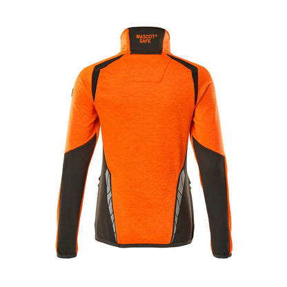 Fleecetrui met korte ritssluiting, microfleece damesjack