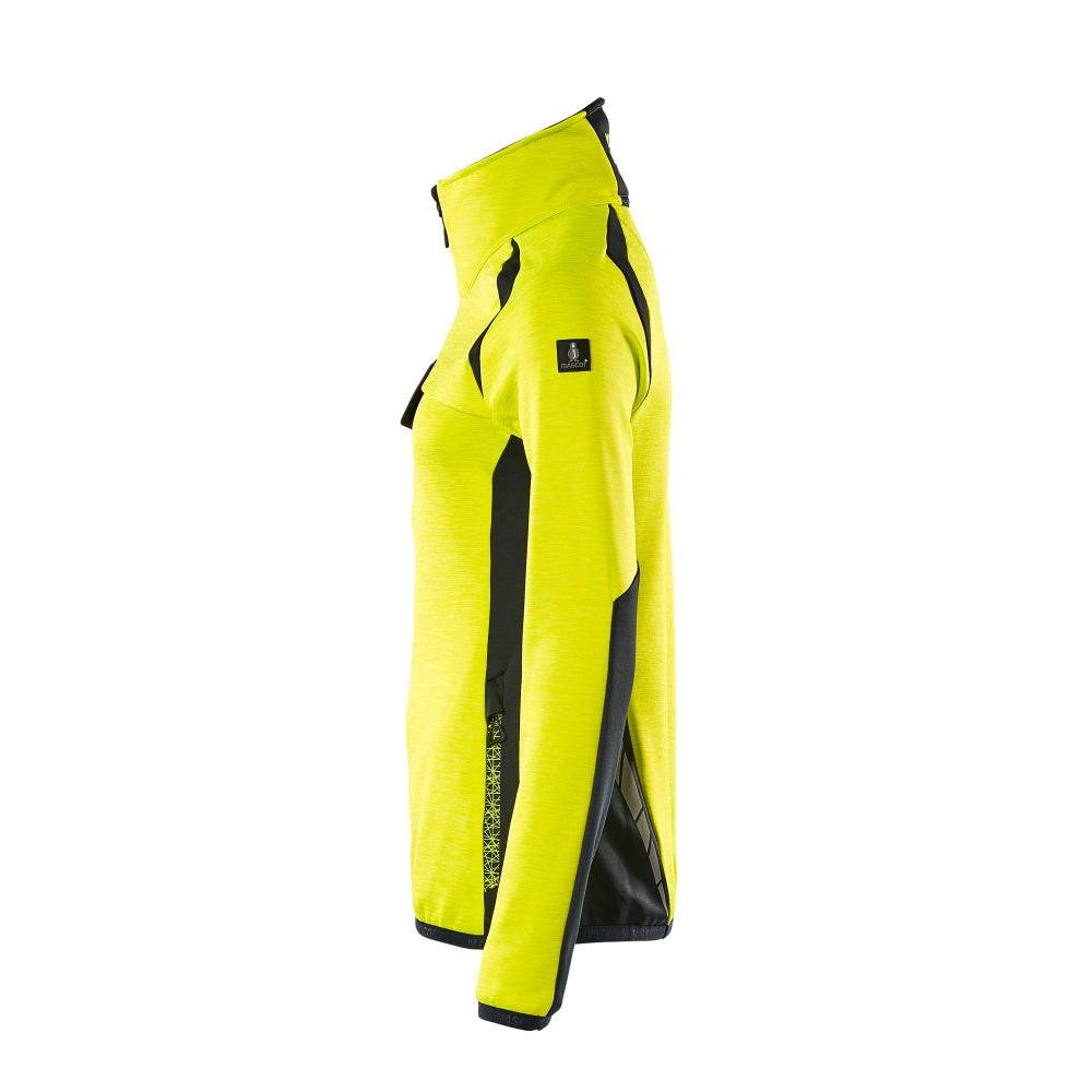 Fleecetrui met korte ritssluiting, microfleece damesjack