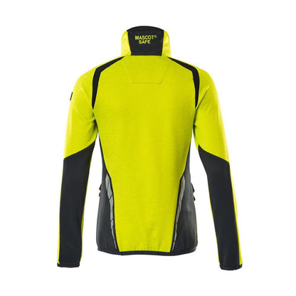 Fleecetrui met korte ritssluiting, microfleece damesjack