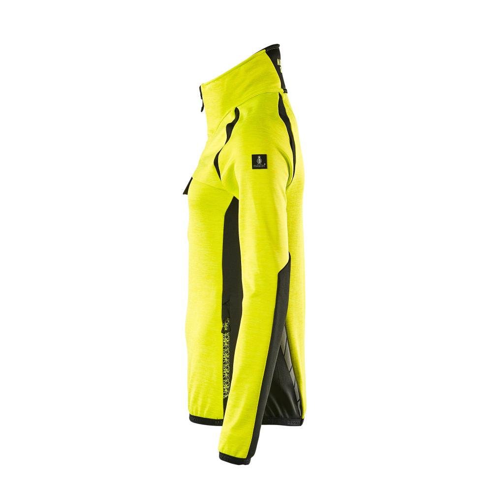 Fleecetrui met korte ritssluiting, microfleece damesjack