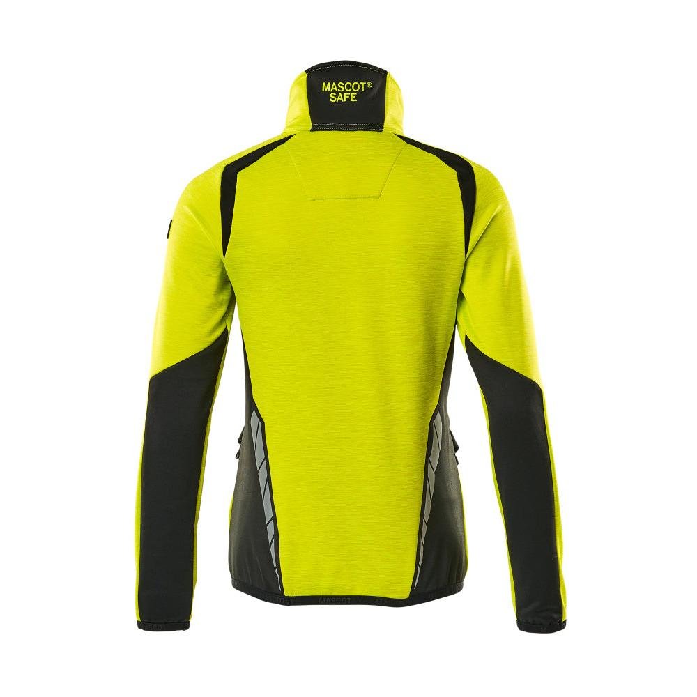 Fleecetrui met korte ritssluiting, microfleece damesjack