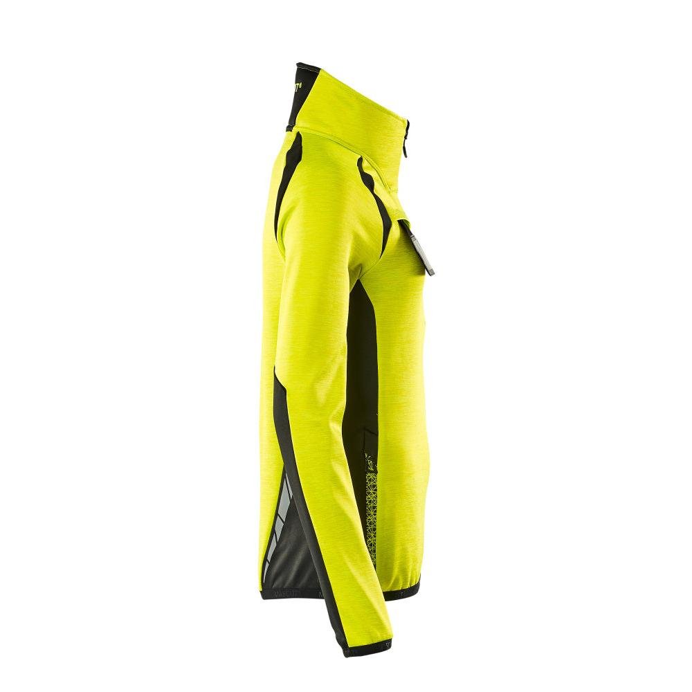 Fleecetrui met korte ritssluiting, microfleece damesjack