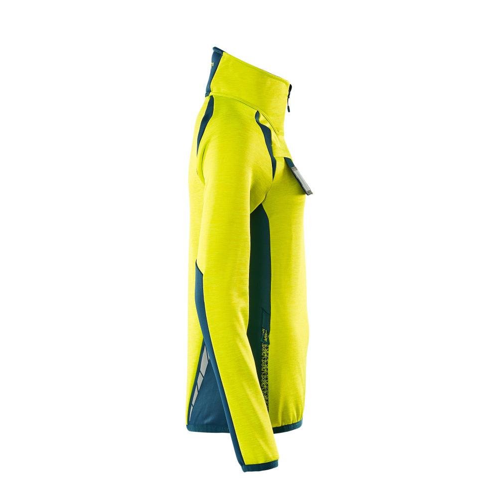 Fleecetrui met korte ritssluiting, microfleece damesjack