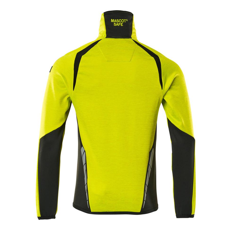 Fleece trui met microfleece jack met ritssluiting