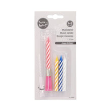 De PAPSTAR muziekkaars "Happy Birthday" (12 cm, bont, met reservekaarsen) van PAPSTAR GmbH bevat een muziekkaars en reservekaarsen - ideaal voor feestelijke verjaardagsfeesten.