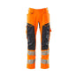 Pantalon avec poches genoux, pantalon empiècements stretch