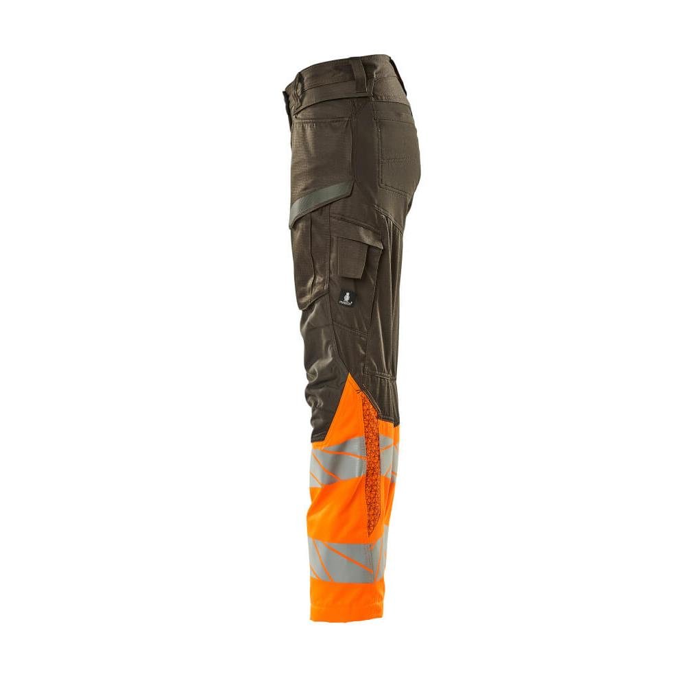 Broeken, dames, DIAMOND, kniezakken, stretchbroeken