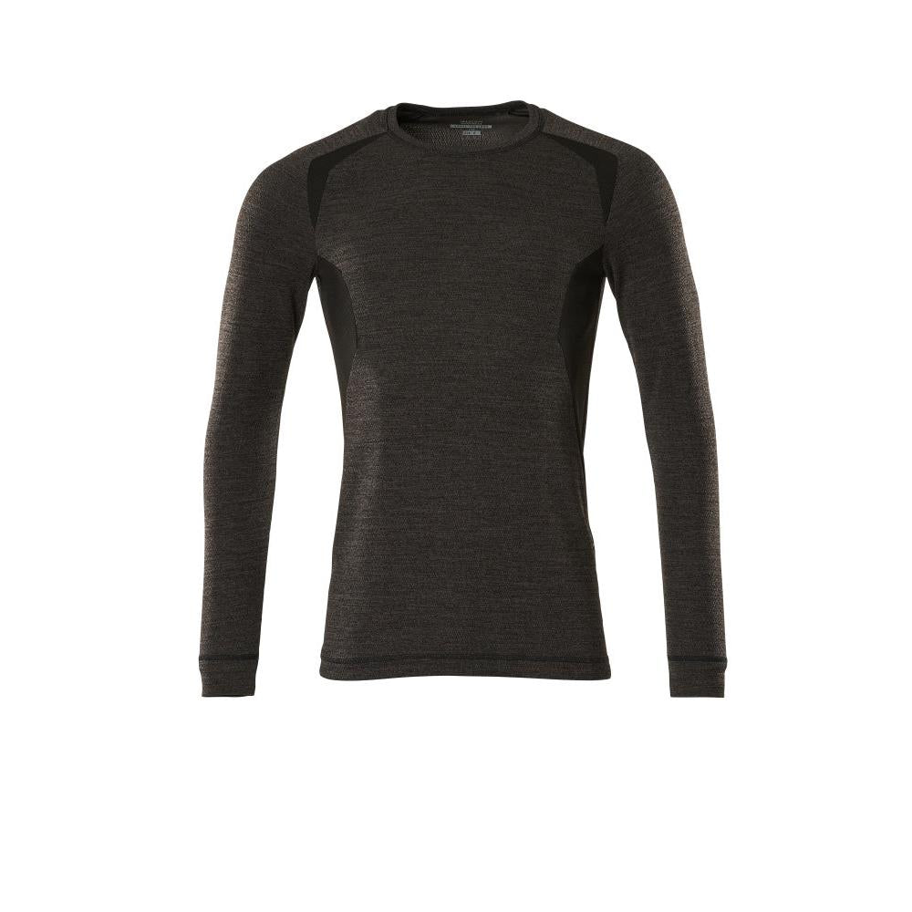 Functioneel ondershirt, lichtgewicht functioneel ondershirt, donker antraciet/zwart