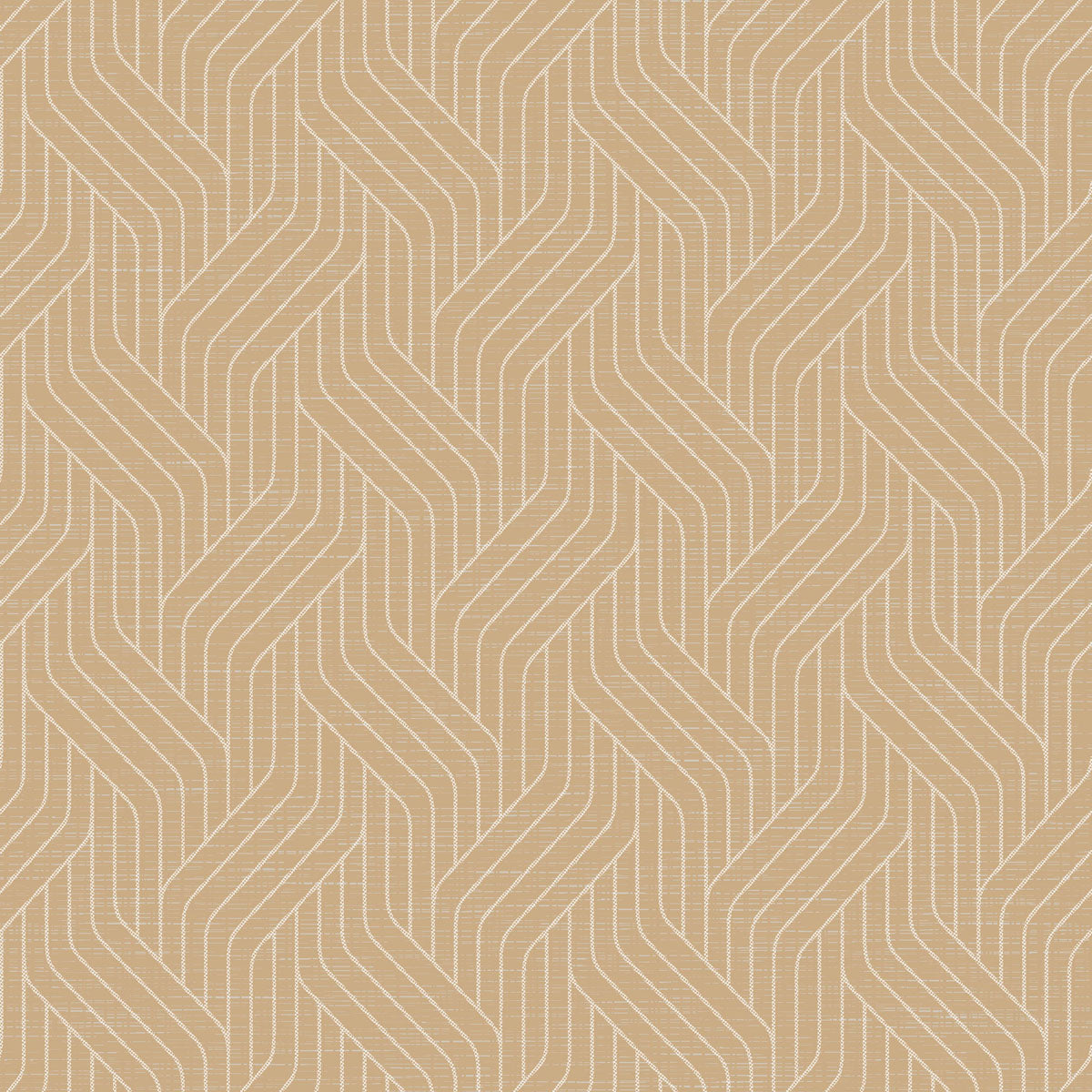 Dunisoft-Servietten 40 x 40 cm 1/4 Falz von Duni GmbH mit beigem geometrischen Zickzack- und Chevron-Muster im Herringbone-Stil - ideal für elegante Tischdekorationen.