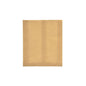 Une serviette en papier brun enduit Duni GmbH Ovenbarg (170x40x200 mm) d'un paquet de 500 est posée à plat sur un fond blanc.