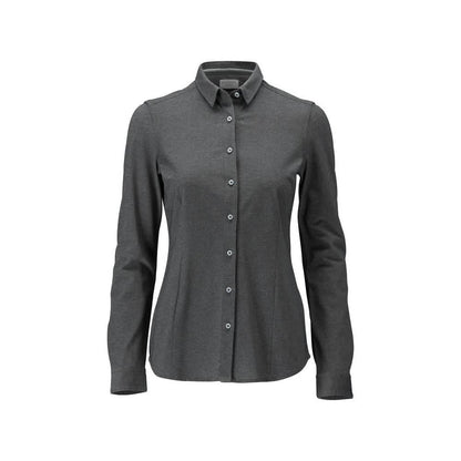 Overhemd, moderne damespasvorm, stretchdamesblouse