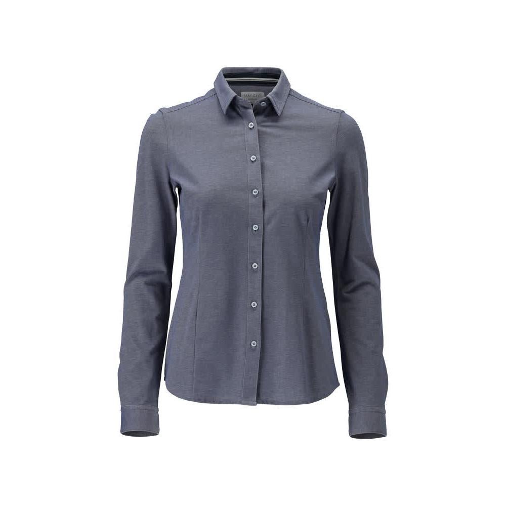 Overhemd, moderne damespasvorm, stretchdamesblouse