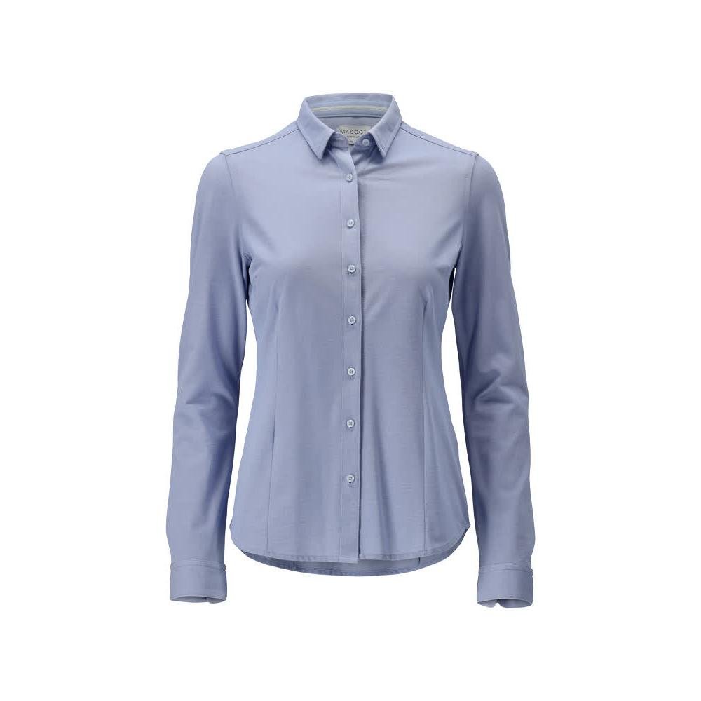Overhemd, moderne damespasvorm, stretchdamesblouse