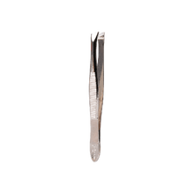 Pince à épiler nickelée, 8 cm