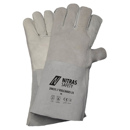 NITRAS VULCANUS 35, lashandschoenen, grijs