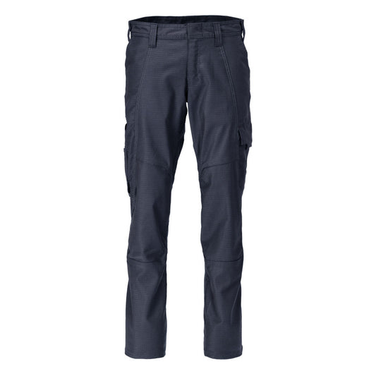 Broek met dijbeenzakken, katoen+ broek
