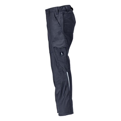 Broek met dijbeenzakken, katoen+ broek