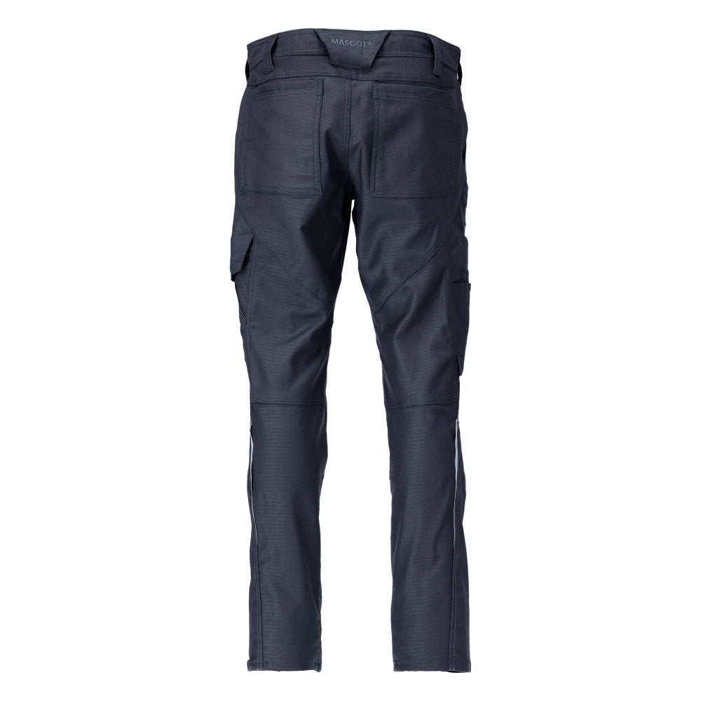 Broek met dijbeenzakken, katoen+ broek