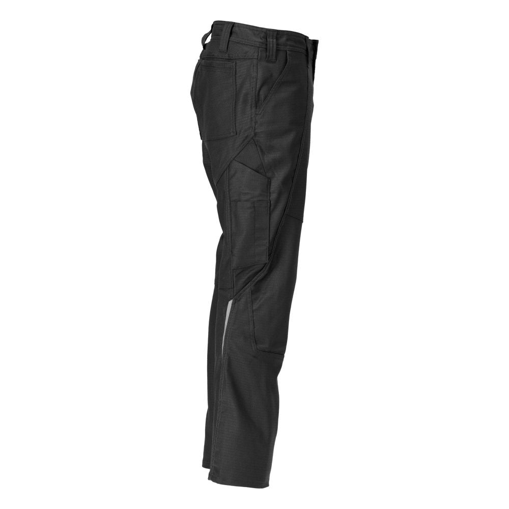 Broek met dijbeenzakken, katoen+ broek