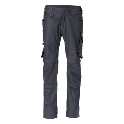 Broek met kniezakken, katoen+ broek