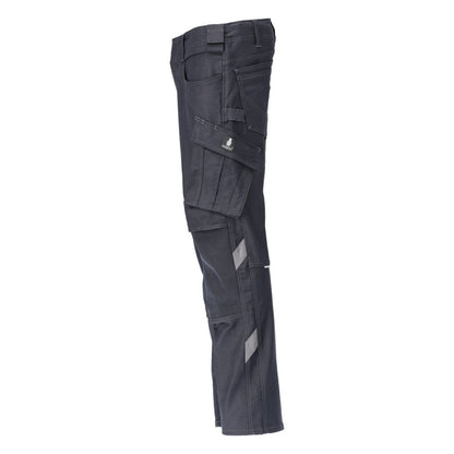 Broek met kniezakken, katoen+ broek