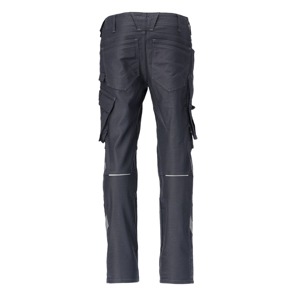 Broek met kniezakken, katoen+ broek