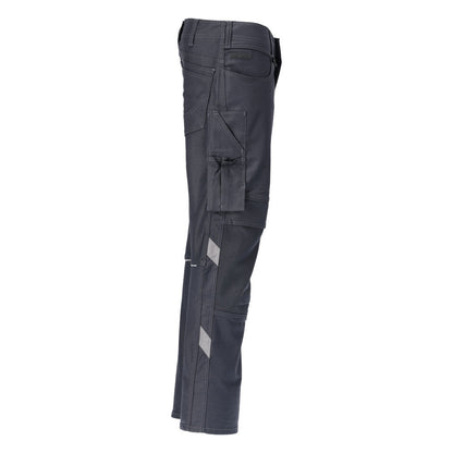 Broek met kniezakken, katoen+ broek