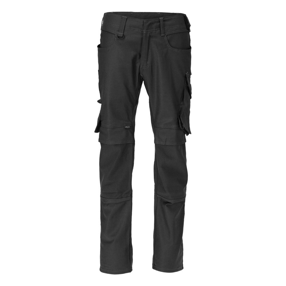 Broek met kniezakken, katoen+ broek