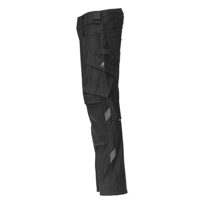 Broek met kniezakken, katoen+ broek