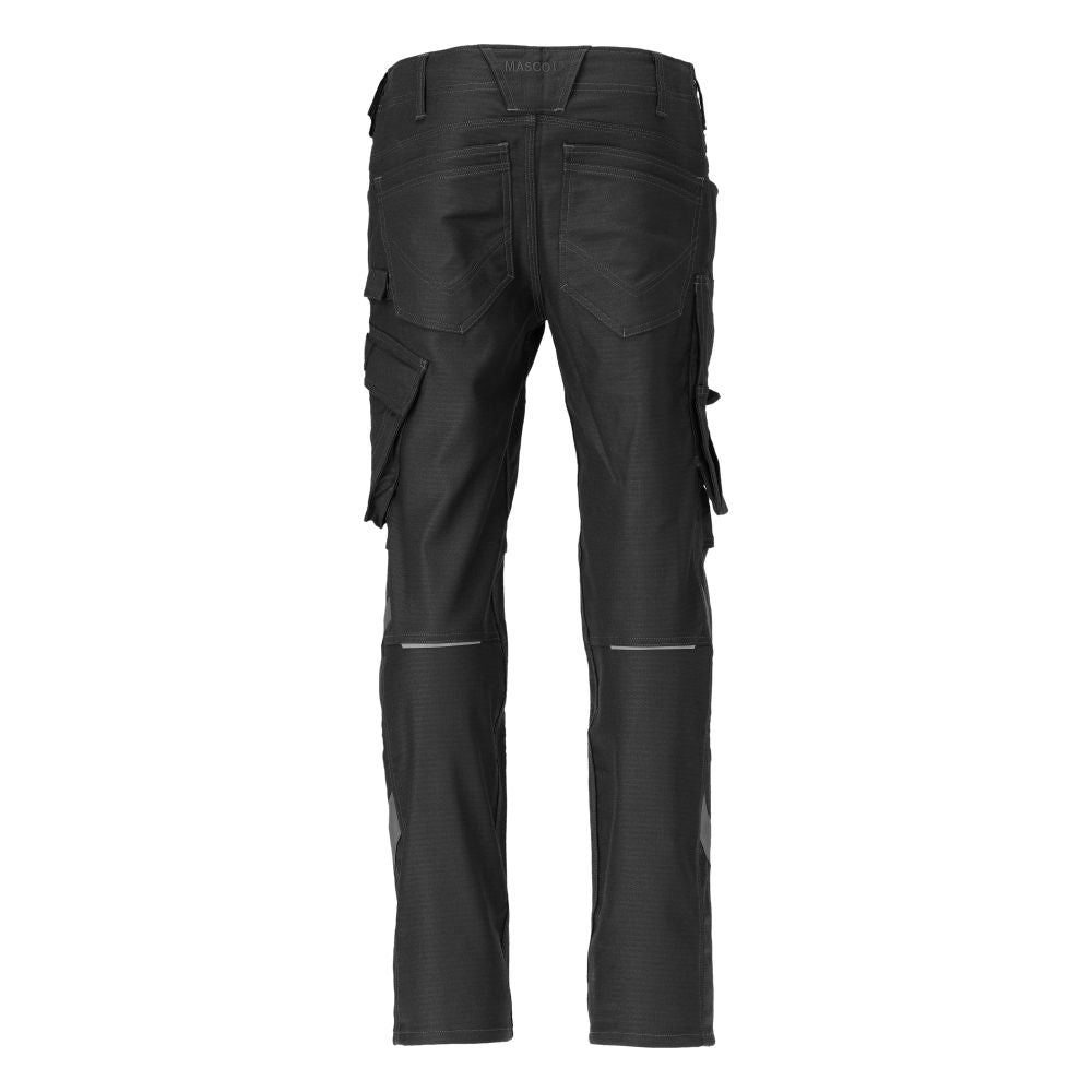 Broek met kniezakken, katoen+ broek