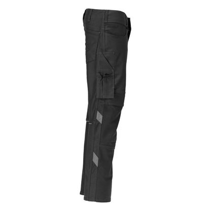 Broek met kniezakken, katoen+ broek