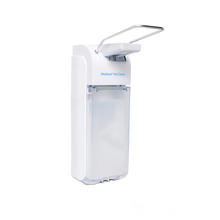 MaiMed MyClean universele dispenser kunststof met armhendel wit voor 500ml & 1l (incl. 500ml adapter) | Fles (500 ml)