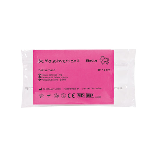 WS-Kinder elastisch slangverband 0,8 m x 6,0 cm