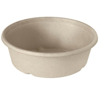 Le bol Classic Bowl 900 ml de Duni GmbH, un bol rond de couleur beige-brun en bagasse enduit de BAT/PLA (194 x 194 x 53 mm), présente un rebord épais et une surface texturée. Biodégradable, photographié vide sur fond blanc. Conditionnement : 40 pièces.