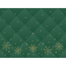 Apportez de l'élégance à votre table avec les sets de table en papier Duni GmbH 30x40cm Rhombus vert. Avec un motif de losanges matelassés, des flocons de neige dorés et de délicates étoiles dorées - surtout au bord inférieur. Le paquet contient 250 pièces.