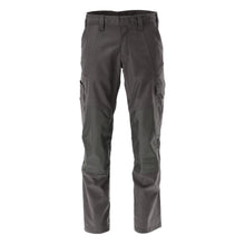 Pantalon avec poches genoux, pantalon coton+, anthracite foncé