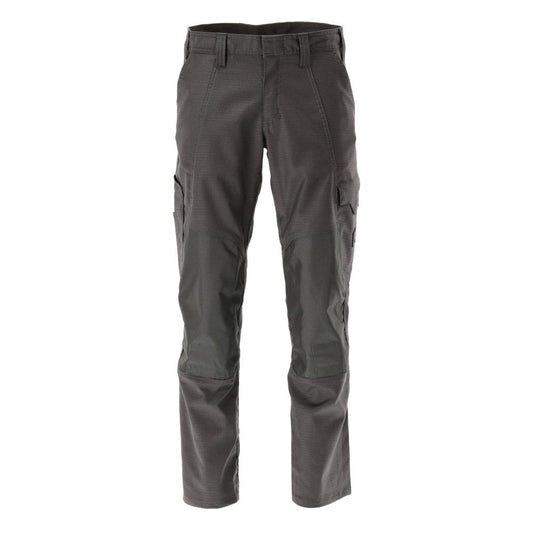 Pantalon avec poches genoux, pantalon coton+, anthracite foncé