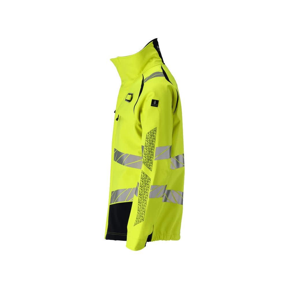 Veste Soft Shell Veste Soft Shell Multisafe, jaune haute visibilité/noir-bleu