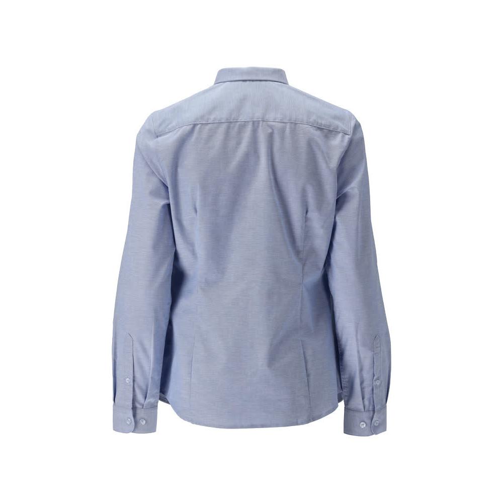 Chemise, coupe classique pour femme, chemisier femme stretch, bleu clair