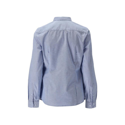 Chemise, coupe classique pour femme, chemisier femme stretch, bleu clair