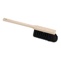 La balayette à manche long Nölle Profi-Bürste de 43 cm, fabriquée par Nölle Profi Brush Bürsten- & Pinseltechnik e.K., est dotée d'un manche en bois léger muni d'un trou de suspension et de poils noirs denses en mélange de haute qualité, pour un balayage aisé.