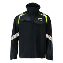 Softshell jack Multisafe softshell jack, zwart blauw/fluo geel