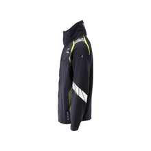 Jas, ULTIMATE STRETCH werkjas Multisafe, zwart blauw/fluo geel